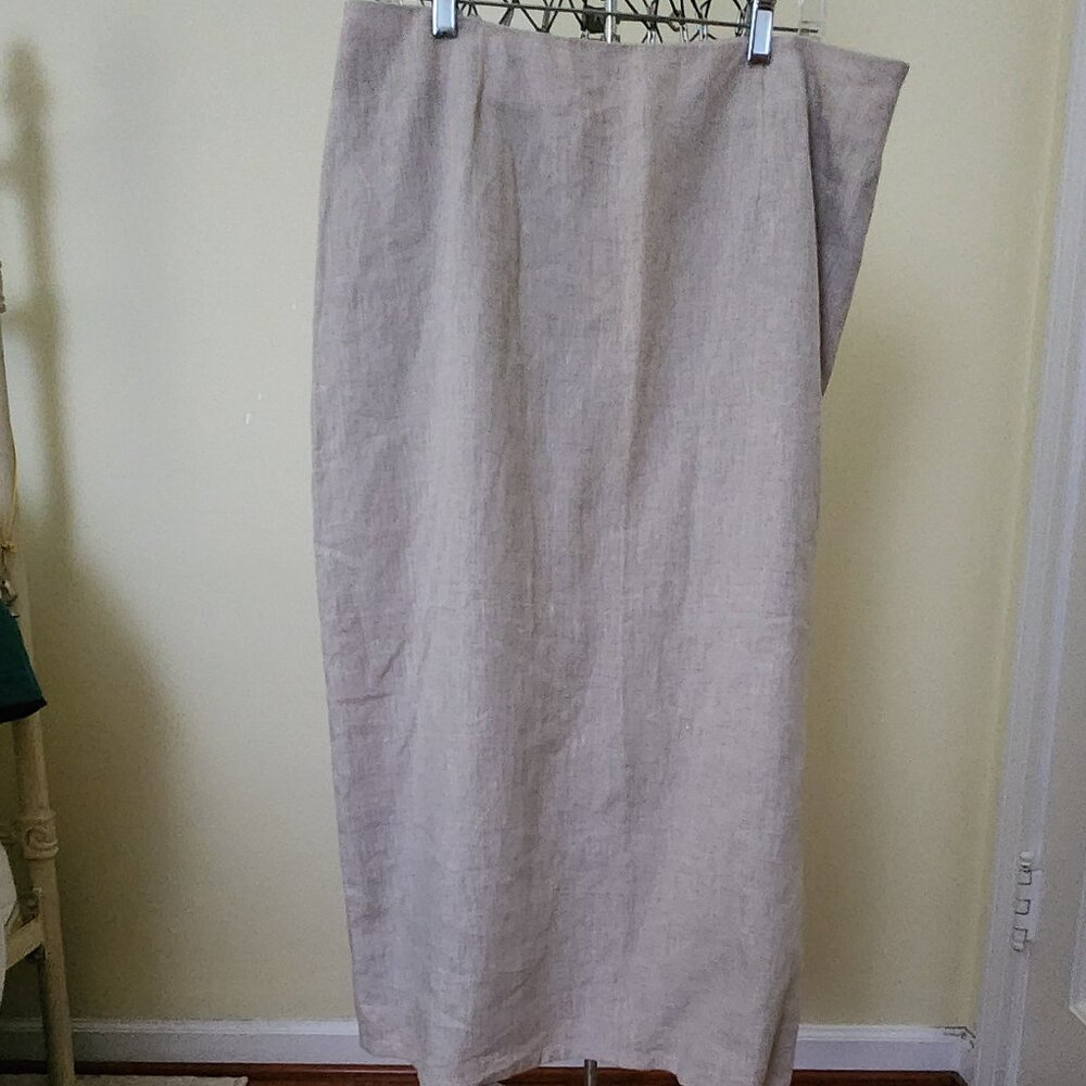 Talbots Irish Linen Women's 16W Skirt Cotton Lining